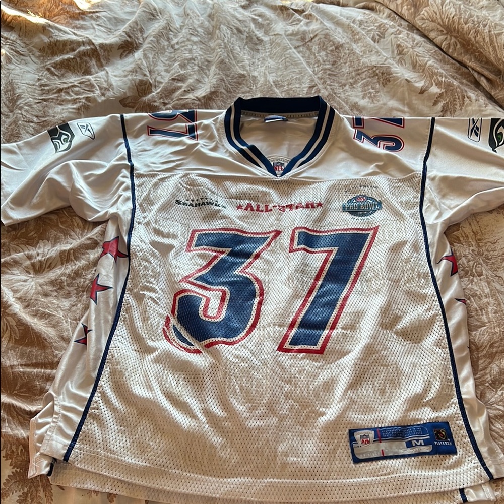 White and Blue NFL Jersey